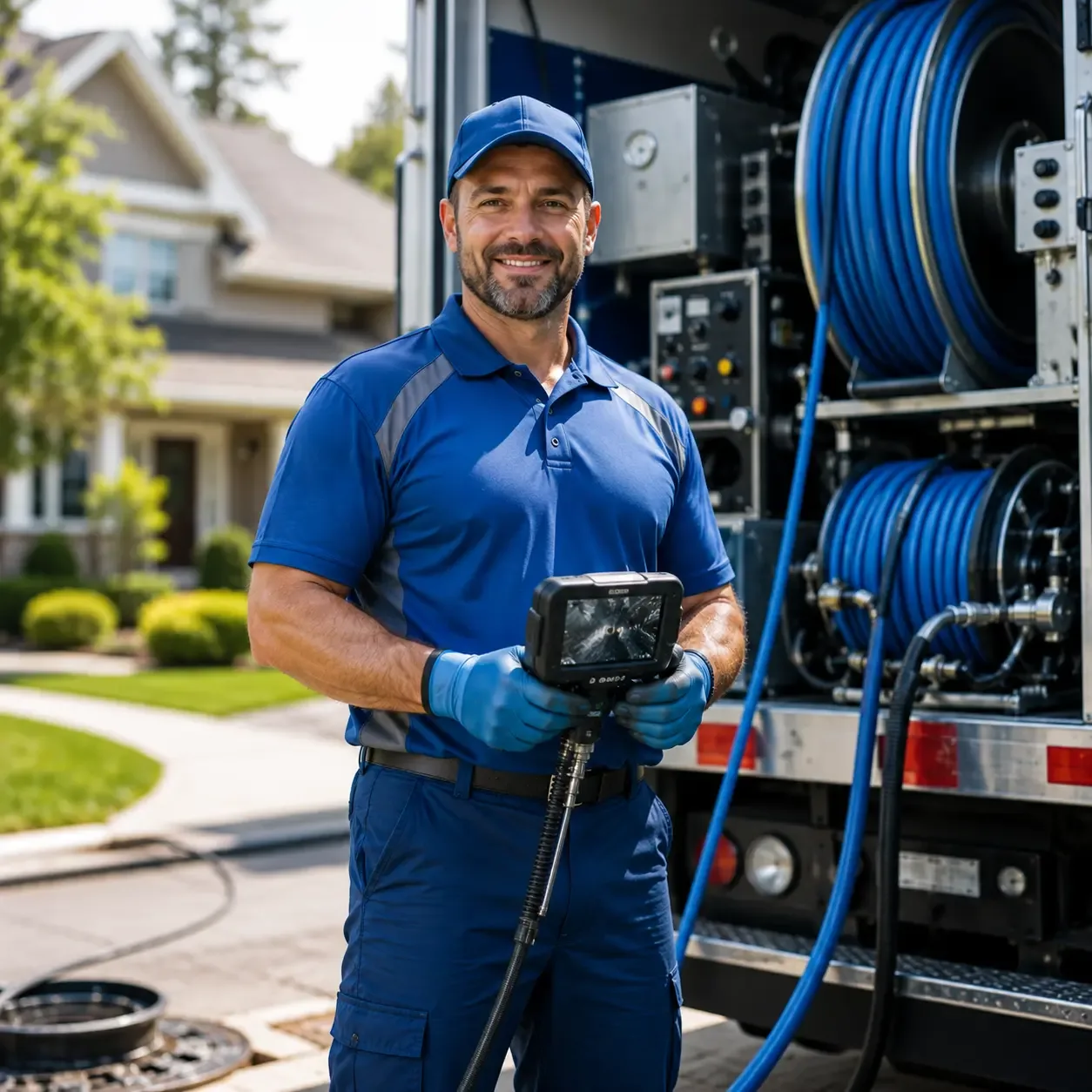 Local outdoor drain cleaning specialists in Rock Island, TX